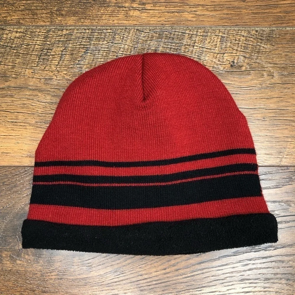 Scooby Doo Hot Rod‎ Red Black Fleece Lined Beanie - Youth Size 4-16